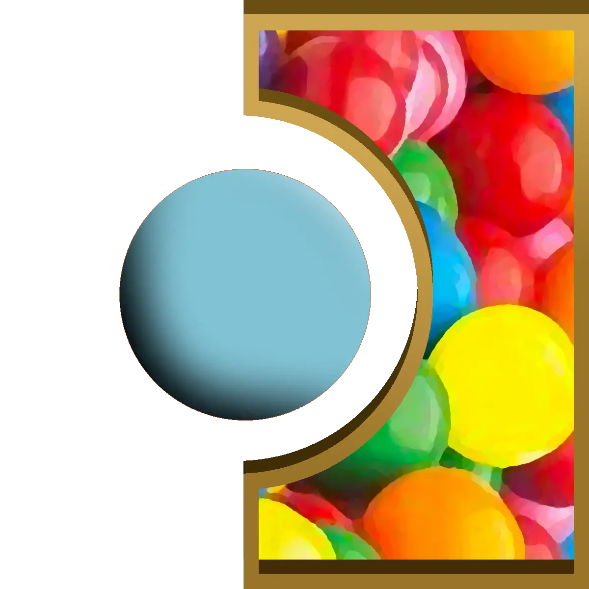 R-Ball - Bubble Gum Royal Candle