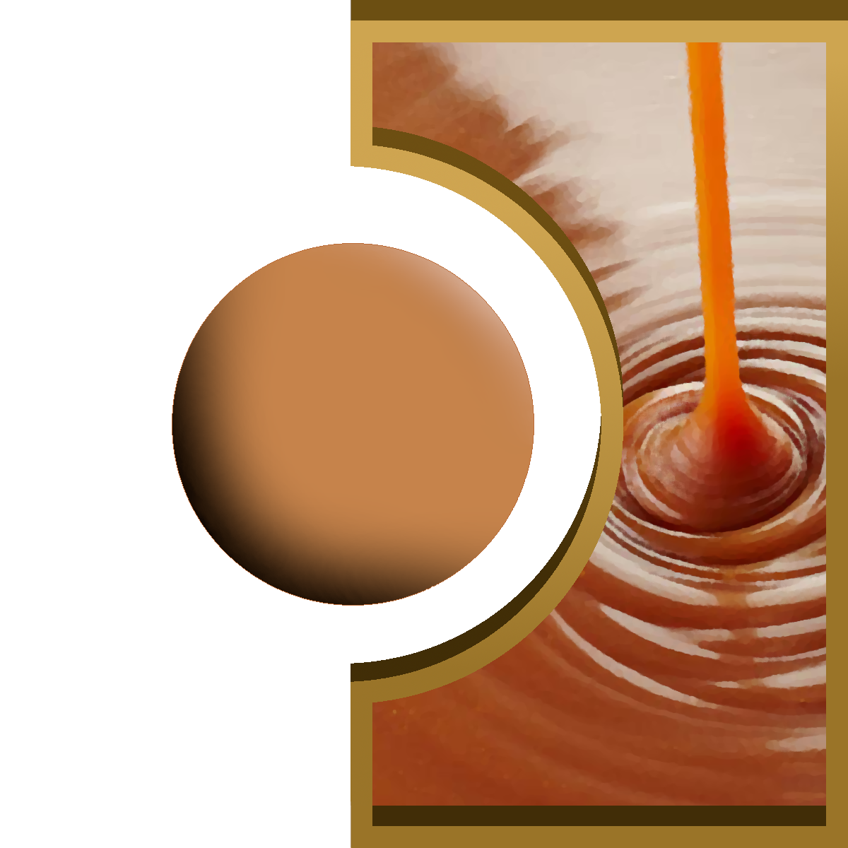 R-Ball - Caramel Crémeux Royal Candle