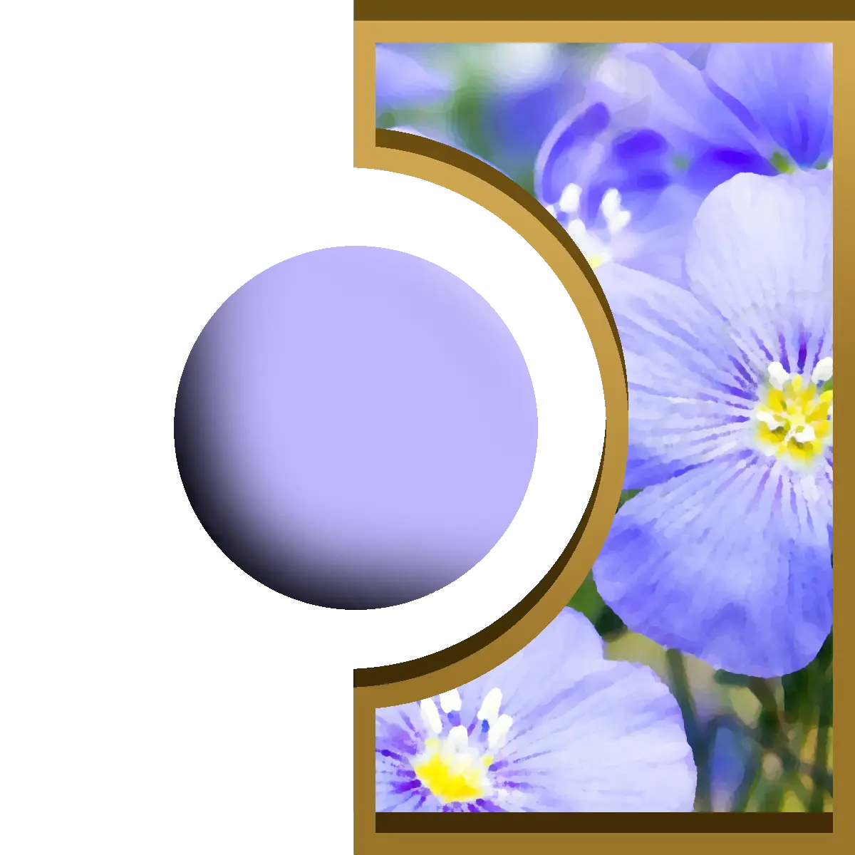 R-Ball -Fleur de Lin Royal Candle