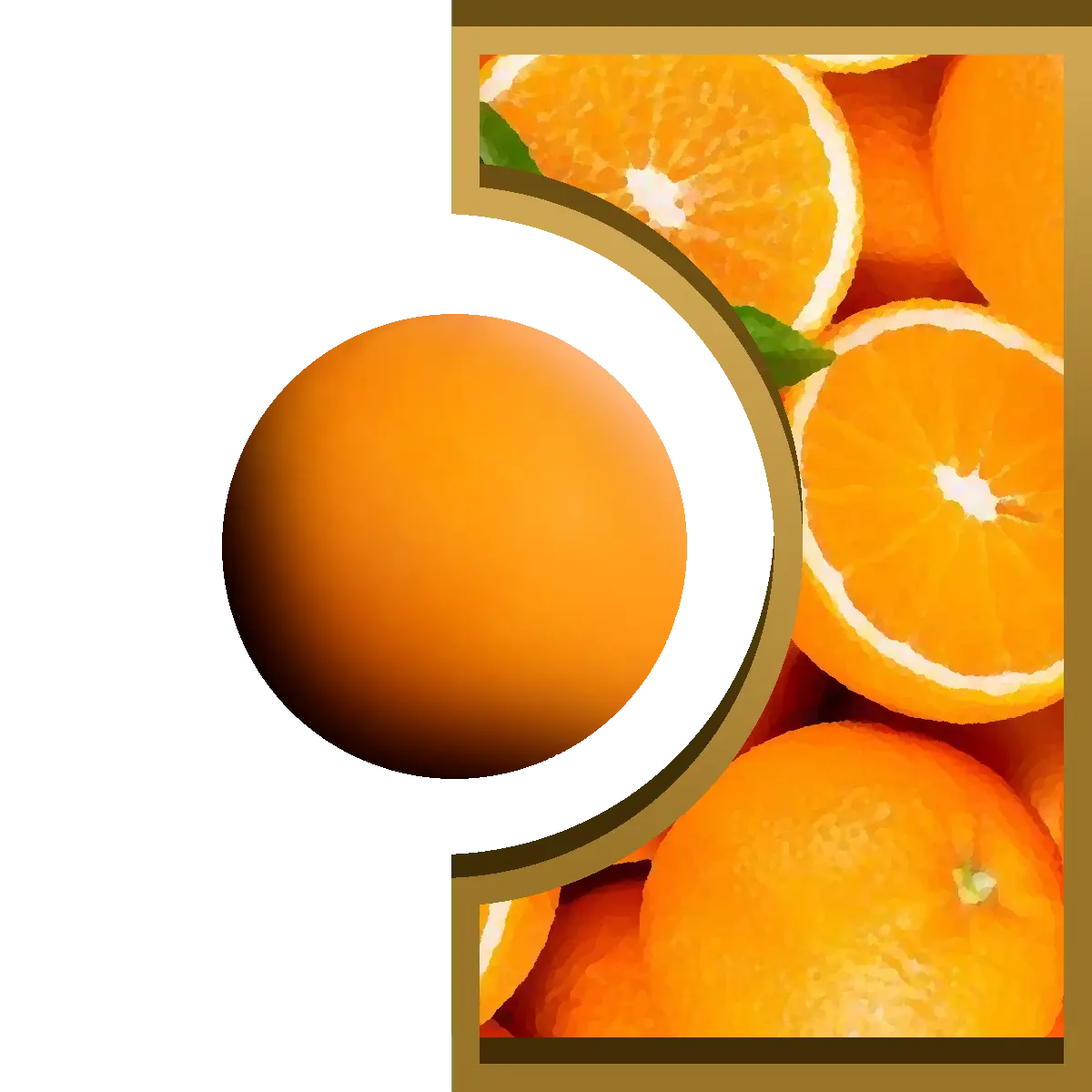 R-Ball -Orange Royal Candle