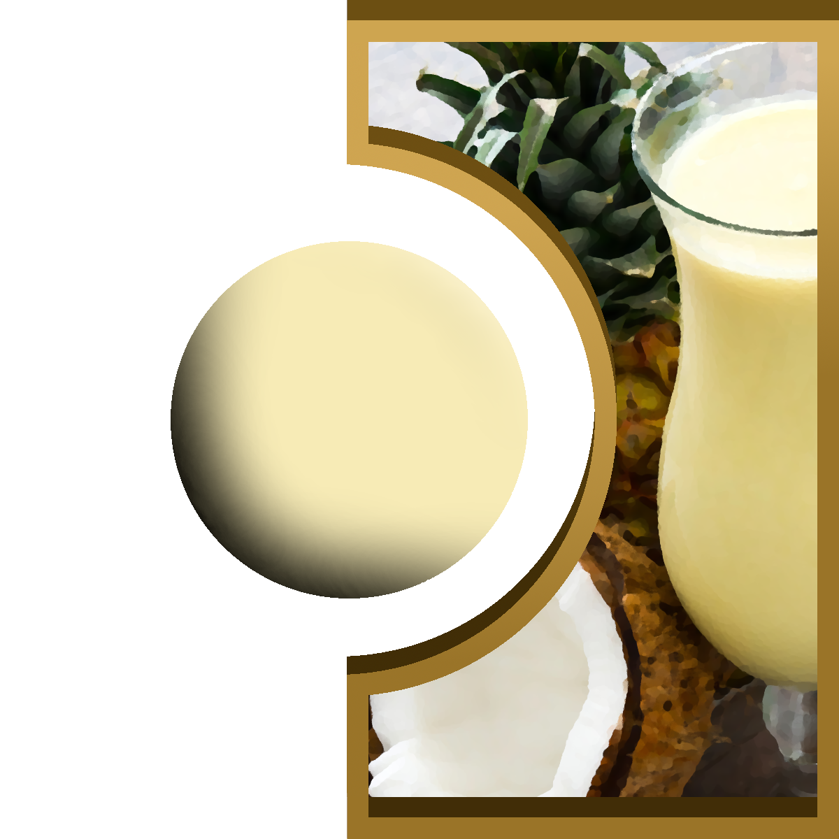R-Ball - Pina colada Royal Candle