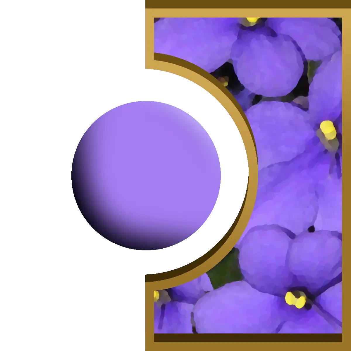 R-Ball - Violette Royal Candle